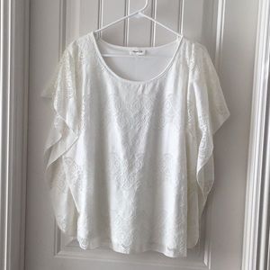 ☘️LAST CHANCE!! White Lace Blouse